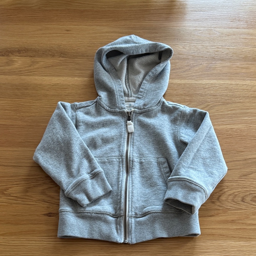 Crewcuts Light Gray Kids Hoodie